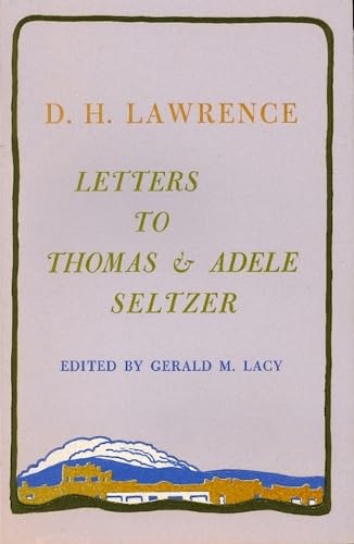 Imagen de archivo de Letters to Thomas and Adele Seltzer a la venta por Concordia Books