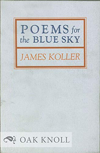 Beispielbild fr Poems for the Blue Sky zum Verkauf von Chequamegon Books