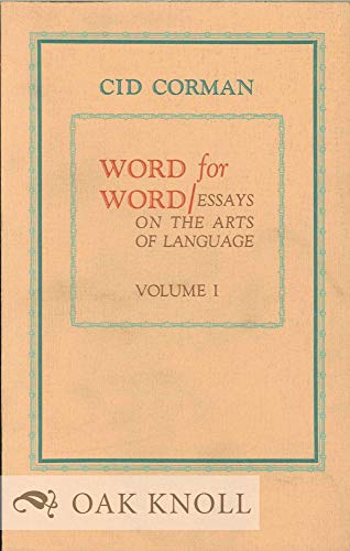 Imagen de archivo de Word for Word: Essays on the Arts of Language a la venta por ThriftBooks-Atlanta