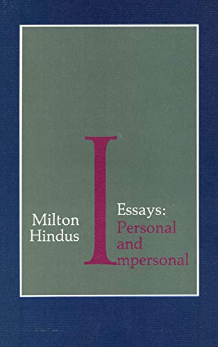 Imagen de archivo de Essays: Personal and Impersonal a la venta por Powell's Bookstores Chicago, ABAA