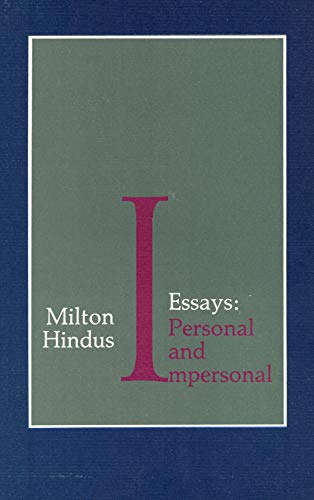 9780876857212: Essays: Personal & Impersonal