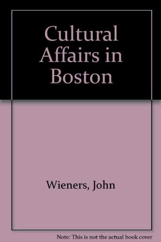 Cultural Affairs In Boston : Poetry & Prose 1956-1985