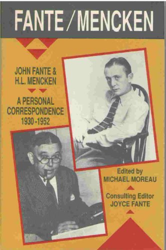 Stock image for John Fante & H. L. Mencken: A Personal Correspondence 1930-1952 for sale by WorldofBooks