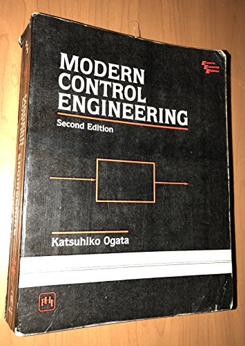 Stock image for MODERN CONTROL ENGINEERING Second Edition for sale by -OnTimeBooks-