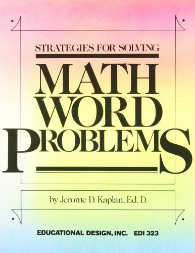 Beispielbild fr Strategies for Solving Math Word Problems zum Verkauf von Better World Books: West