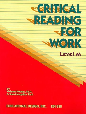 Beispielbild fr Critical Reading for Work, Level M (Critical Reading for Work Series) zum Verkauf von HPB-Red