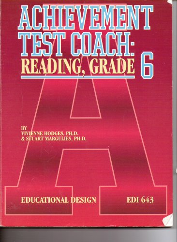 Achievement test coach, reading, grade 6 (EDI) (9780876947821) by Hodges, Vivienne