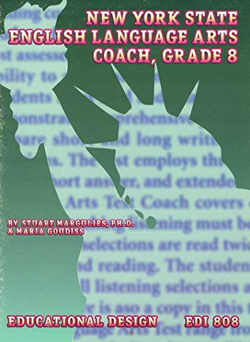 9780876948095: New York State English Language Arts Coach, Grade 8