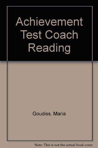 Achievement Test Coach Reading (9780876948163) by Goudiss, Maria; Hodges, Vivienne