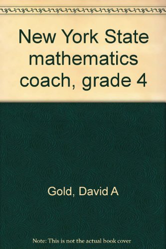 Stock image for New York State mathematics coach, grade 4 for sale by The Yard Sale Store