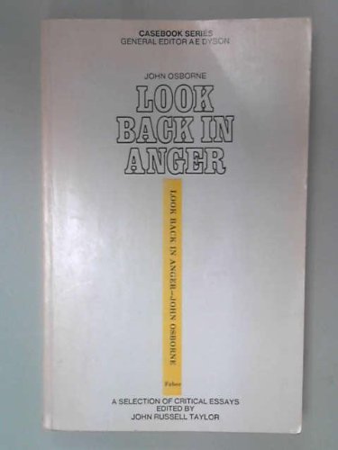 Imagen de archivo de John Osborne: Look back in anger;: A casebook (Casebook series) a la venta por Dunaway Books