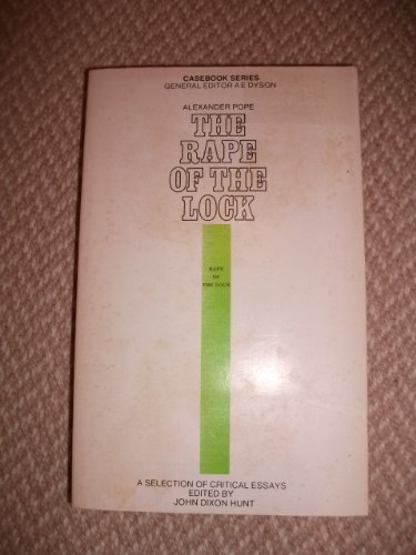 Imagen de archivo de Pope: The rape of the lock;: A casebook (Casebook series) a la venta por Dunaway Books