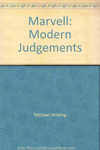 Beispielbild fr Marvell (Modern judgements) zum Verkauf von Redux Books