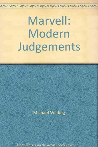 Stock image for Marvell (Modern judgements) for sale by Redux Books