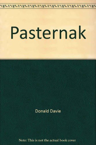 Beispielbild fr Pasternak: Modern Judgements (With Verse Translations by Donald Davie) zum Verkauf von GloryBe Books & Ephemera, LLC
