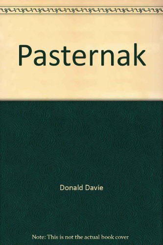 Imagen de archivo de Pasternak: Modern Judgements (With Verse Translations by Donald Davie) a la venta por GloryBe Books & Ephemera, LLC