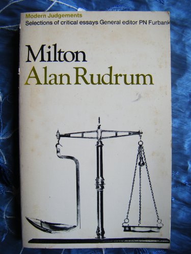 Imagen de archivo de Milton Modern Judgements a la venta por HALCYON BOOKS