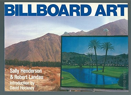 Beispielbild fr Billboard Art zum Verkauf von Better World Books