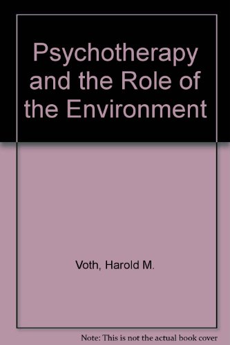 Beispielbild fr Psychotherapy and the Role of the Environment, zum Verkauf von Dunaway Books