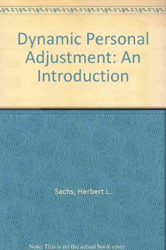 Stock image for Dynamic Personal Adjustment for sale by Better World Books
