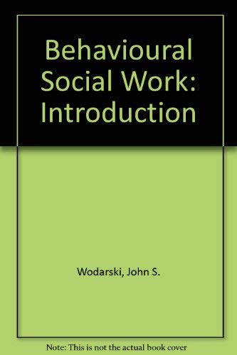 Stock image for Behavioral Social Work for sale by Better World Books