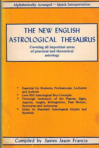 Stock image for The new English astrological thesaurus for sale by Visible Voice Books