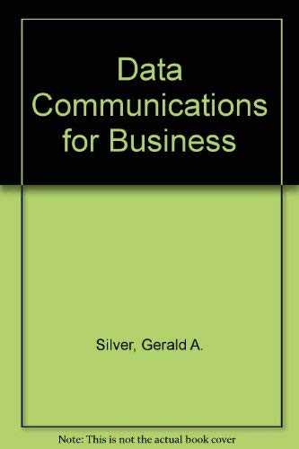 Beispielbild fr Data Communications for Business zum Verkauf von Anderson Book