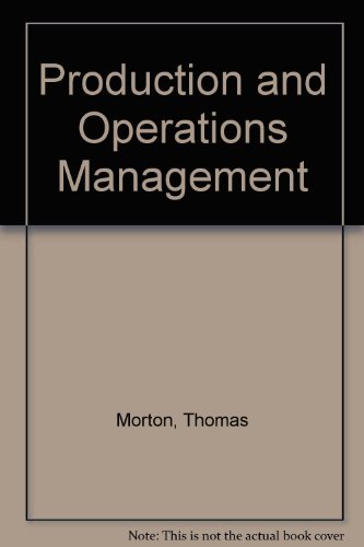 Production and Operations Management - Fogarty, Donald W, And Stonebraker, Peter W, And Hoffman, Thomas R