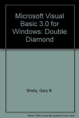 Beispielbild fr Microsoft Visual Basic 3.0 for Windows Double Diamond Edition zum Verkauf von Wonder Book