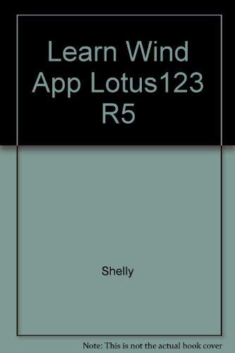 Imagen de archivo de Ltu Window Apps: Lotus 123 5.0 Windows a la venta por POQUETTE'S BOOKS