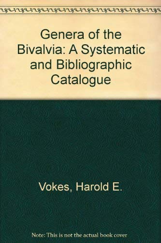 9780877103783: Genera of the Bivalvia: A Systematic and Bibliographic Catalogue