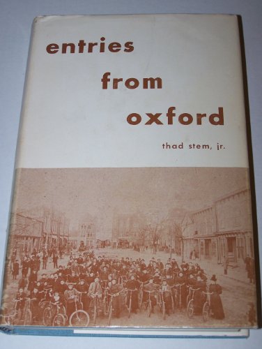Stock image for Entries from Oxford for sale by Inquiring Minds