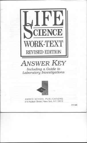 Beispielbild fr Life Science Work-Text: Revised Edition R 777 zum Verkauf von SecondSale