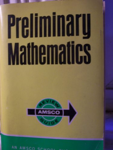 Imagen de archivo de Preliminary Mathematics Review Guide a la venta por SecondSale