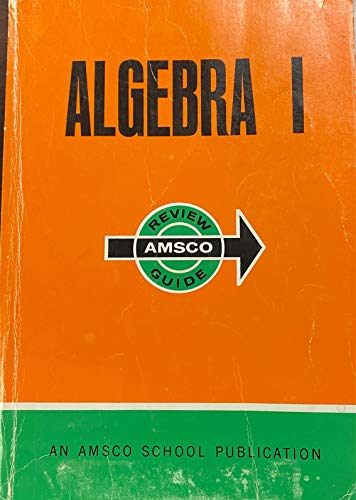 Imagen de archivo de Algebra 1 Review Guide (R 26 P) a la venta por Better World Books