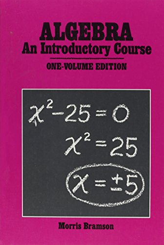 9780877202615: Algebra: An Introductory Course (Gr 7-9)