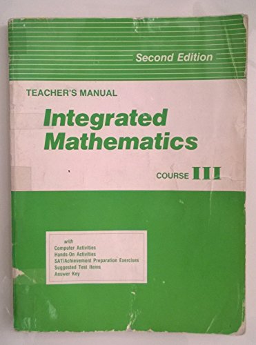 9780877202790: Teacher's Manual Integrated Mathematics: Course III