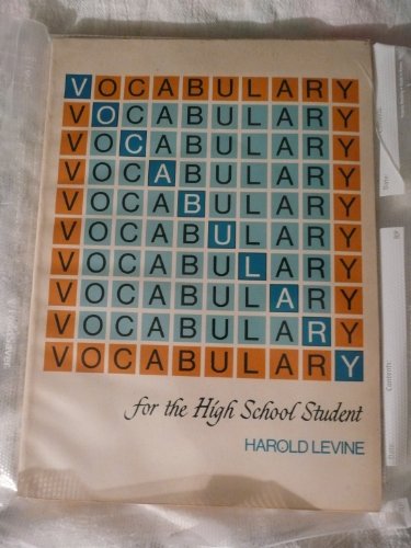 Vocabulary for the high school student (9780877204374) by Levine, Harold