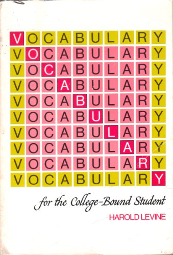 Stock image for Vocabulary for the College Student for sale by Mr. Bookman