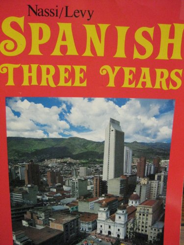 Stock image for Spanish Three Years for sale by Better World Books
