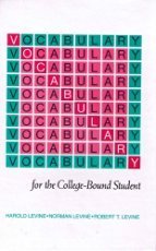 Beispielbild fr Vocabulary for the College Bound Student (Item #12-2378) zum Verkauf von Books of the Smoky Mountains