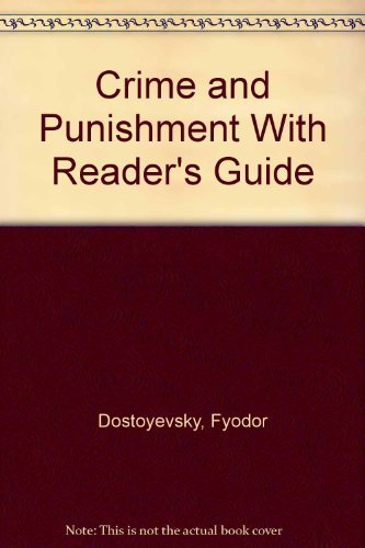 Imagen de archivo de Crime and Punishment With Reader's Guide. a la venta por Brentwood Books