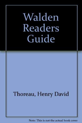 9780877208181: Walden Readers Guide