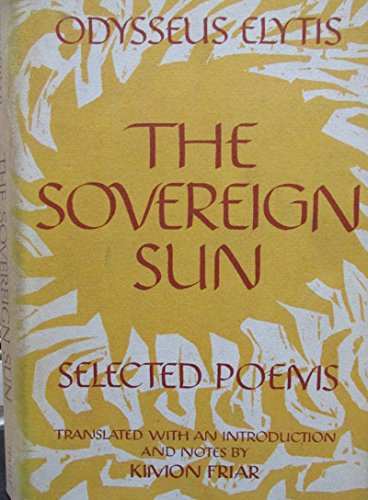 Beispielbild fr Sovereign Sun: Selected Poems zum Verkauf von GF Books, Inc.