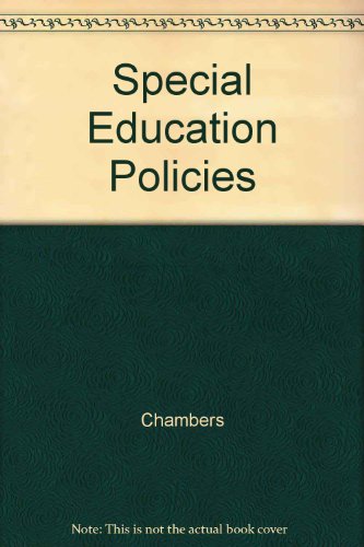 9780877222804: Special Education Policies: Their History, Implementation, and Finance