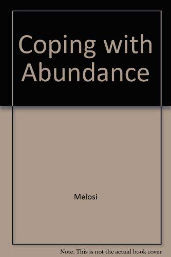 Imagen de archivo de A Coping with Abundance : Energy and Environment in Industrial America, 1820-1980 a la venta por Better World Books