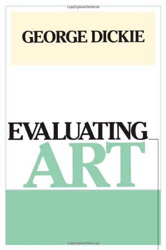 Imagen de archivo de Evaluating Art a la venta por Better World Books: West