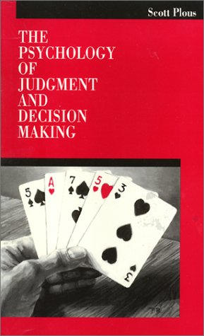 9780877229131: The Psychology of Judgment and Decision Making