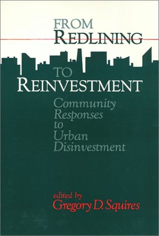 Imagen de archivo de From Redlining to Reinvestment (Conflicts In Urban & Regional) a la venta por Alplaus Books