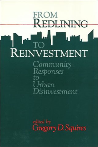 Stock image for From Redlining to Reinvestment (Conflicts In Urban & Regional) for sale by Alplaus Books